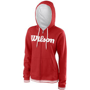 Wilson Hoodie Team Rot Damen - Tennisbase Shop
